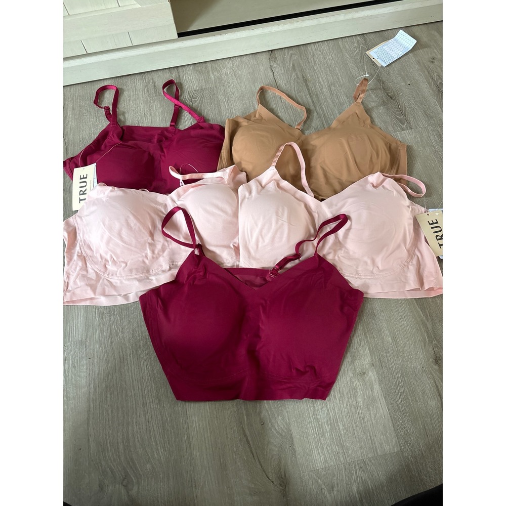 True & Co True 5 Body Lift Full Cup Triangle Bra new Wireless size XL